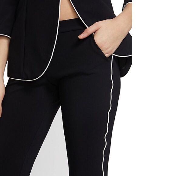 Chiara Boni La Petite Robe Petronilla Piping Pants In Size 0 - Picture 3 of 12